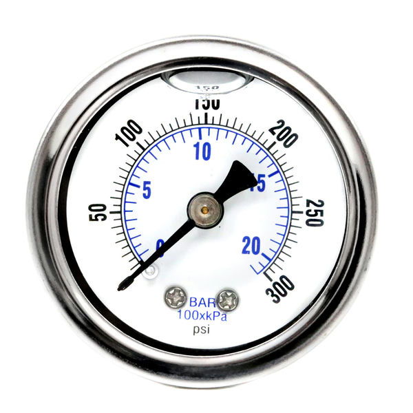 Glycerine Pressure Gauge Va Switch Panel Ø63Mm 1/4