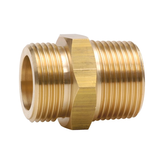 Double Nipple Brass/Gunmetal G2½
