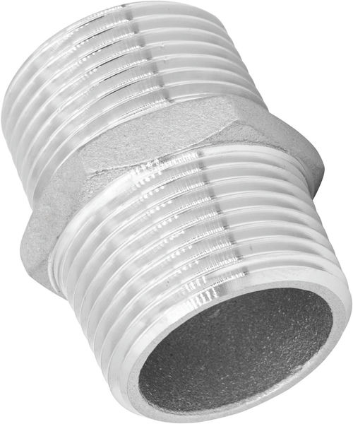 Double Nipple 3-Piece V4A R1/4