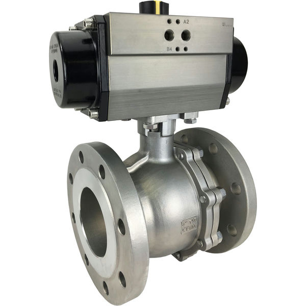 Ball Valve Pneumatic Double 3-Piece G1¼