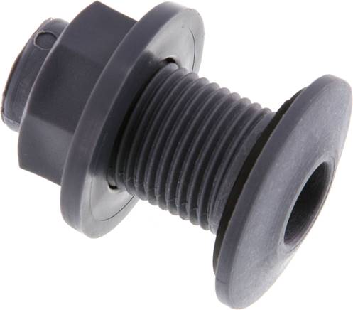 Bulkhead Screw Connection Pvdf Ø10X8Mm 'C15 88 Pvdf'