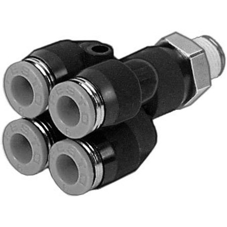 L-Multiple Distributor 6-Fold R3/8