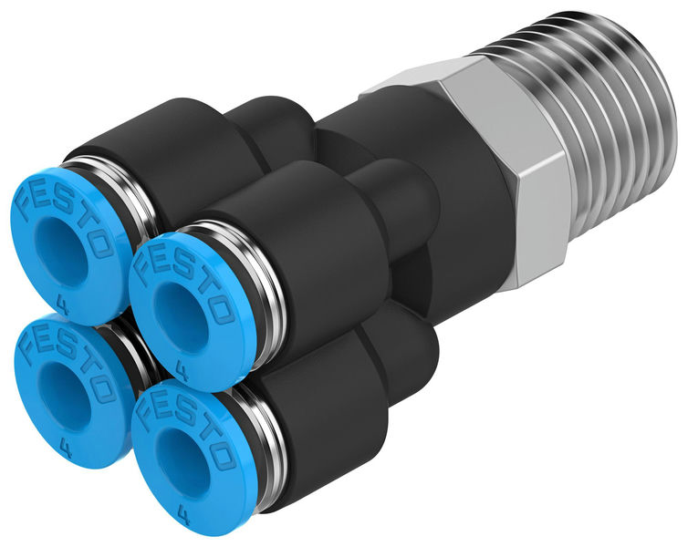 T-Multiple Distributor 3-Fold R3/8