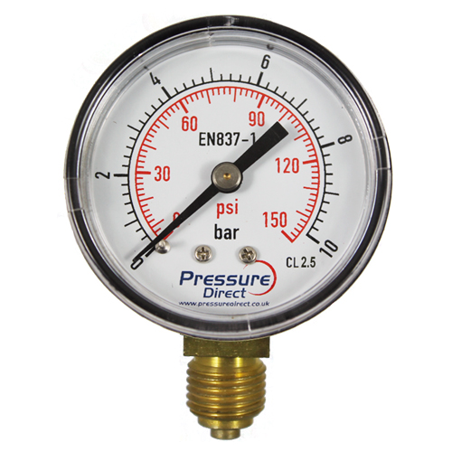 Pressure Gauge Plastic Ø80Mm 1/2