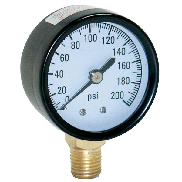 Pressure Gauge Plastic Ø63Mm 1/4