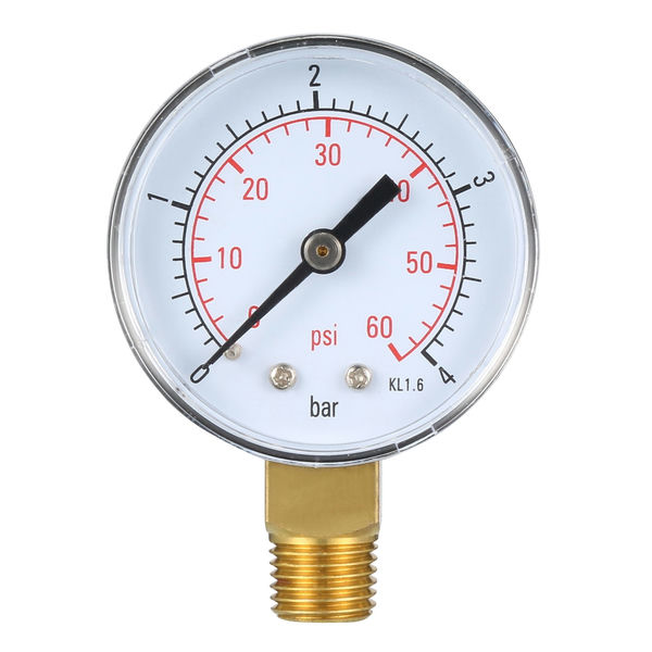 Pressure Gauge Steel Ø100Mm 1/4