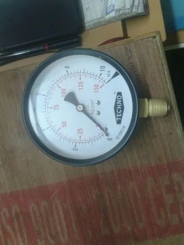 Pressure Gauge Steel Panel Ø50Mm 1/4