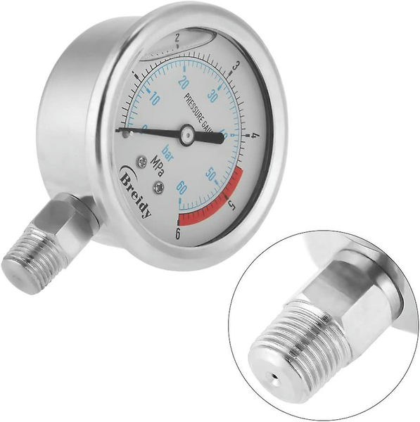 Pressure Gauge Va/Stainless Steel Ø100Mm 1/2