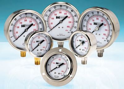 Compact Pressure Gauge Va/Stainless Steel Ø40Mm 1/4