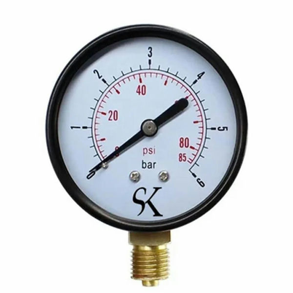 Compact Pressure Gauge Va/Stainless Steel Ø50Mm 1/4