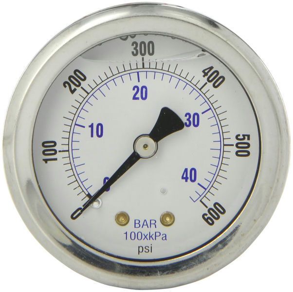 Glycerine Pressure Gauge Va Ø63Mm 1/4