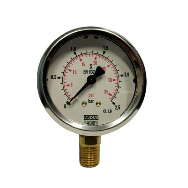 Pressure Gauge Steel Panel Ø40Mm 1/8
